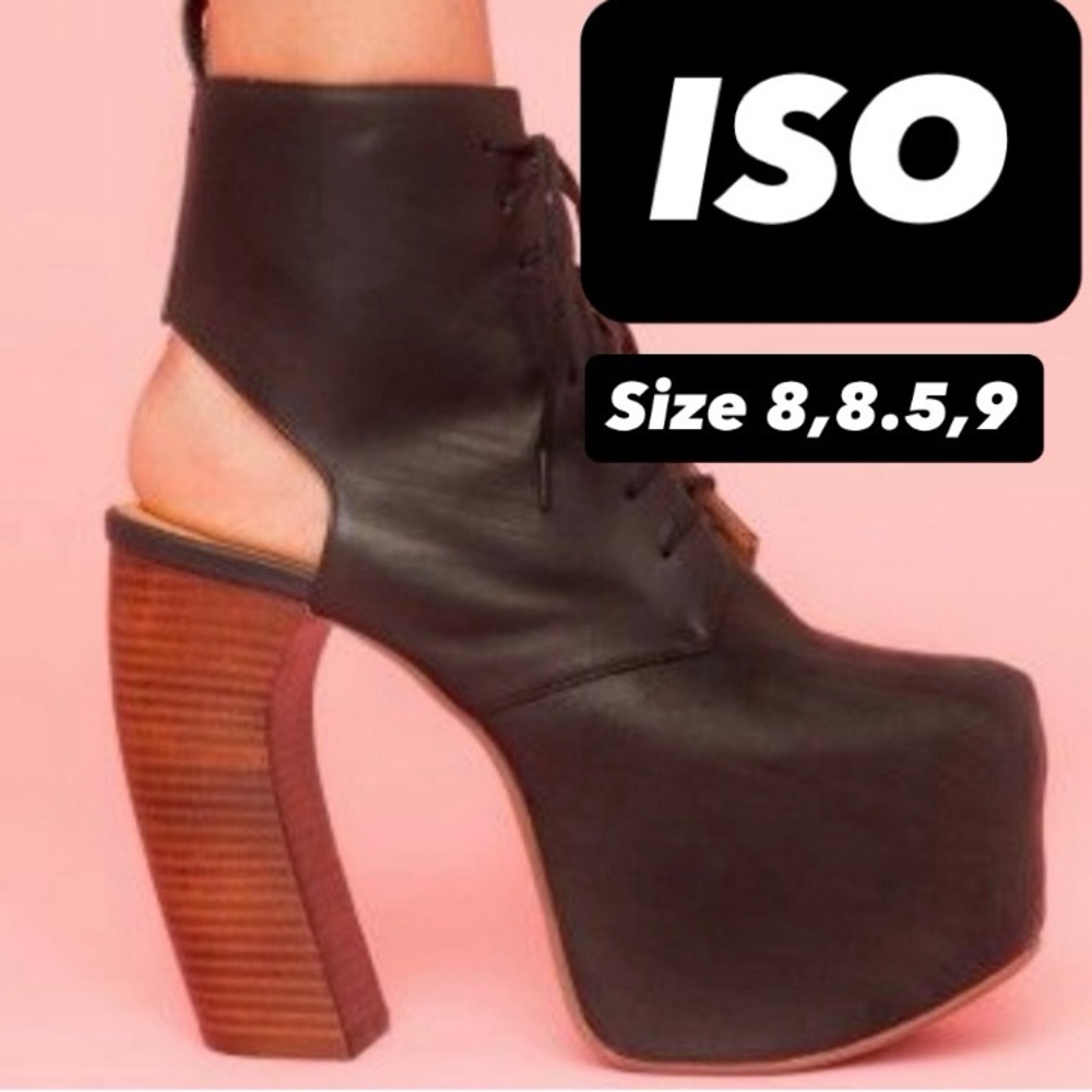 *ISO* Jeffrey Campbell Lanas in NEW or LIKE NEW condition!!!